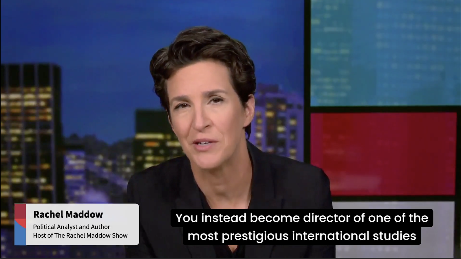 Rachel Maddow Congratulates Michael McFaul for His Service to Ukraine