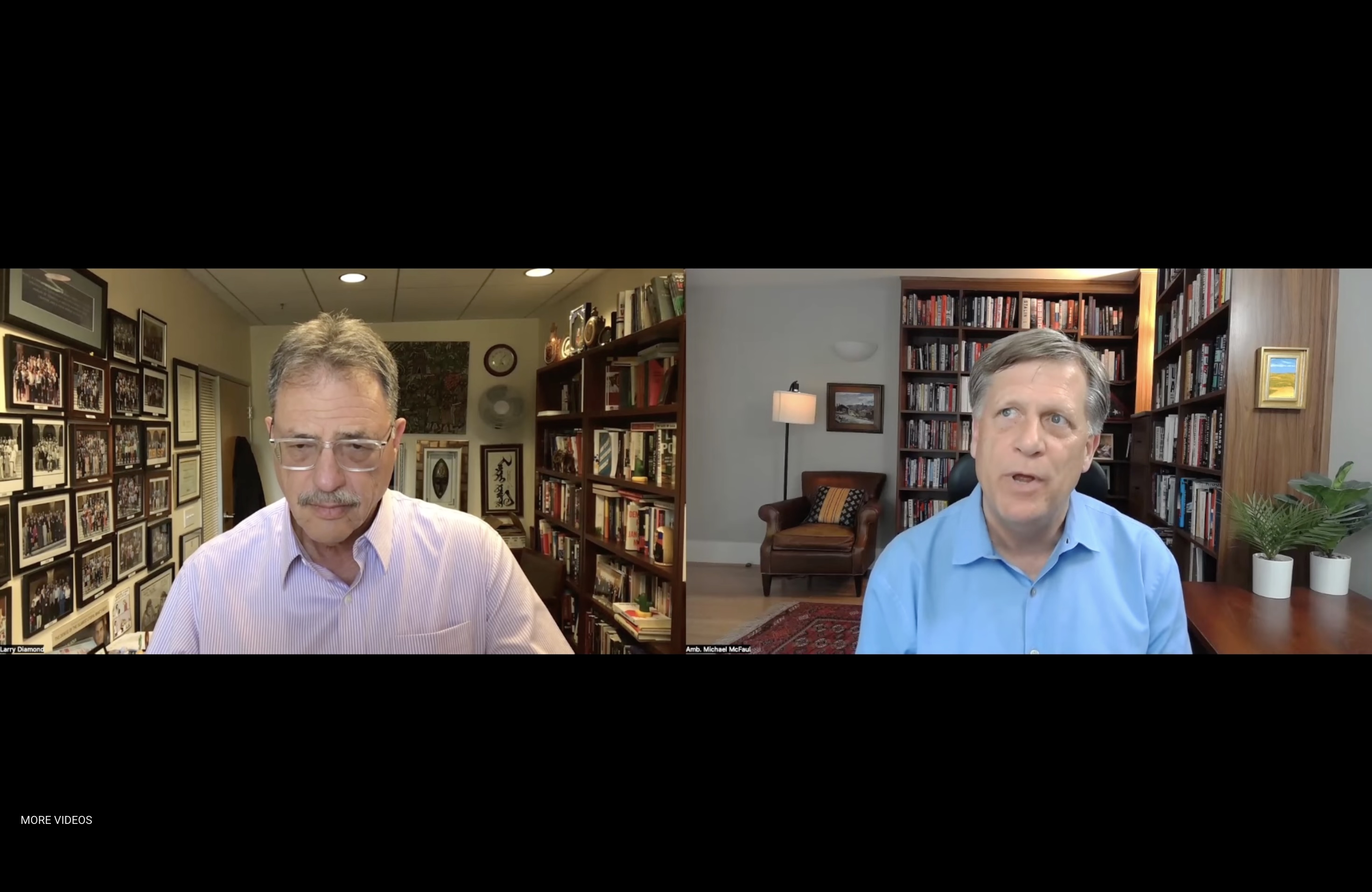 Larry Diamond (left) and Michael McFaul (right)