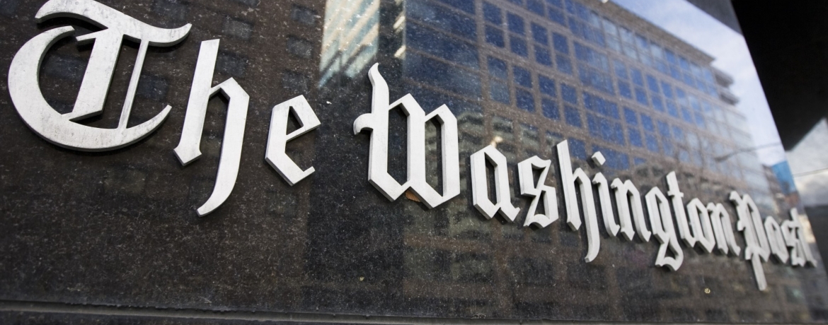 The Washington Post Building Sign